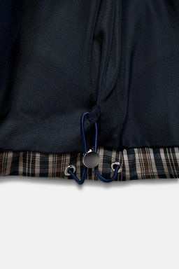 CHECK QUILTED ANORAK - Zara фото 10