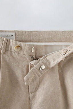 KETEN KARISIMLI KLASIK PANTOLON - Zara фото 4