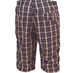 Шорты М-125 (Полиэстер) Бежевый/Синий