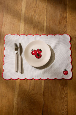 Trendyolmilla Home 2li Domates Desenli Amerikan Servis Seti 33x50cm TPHSS25RUN00012