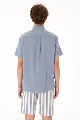 Erkek Mavi K_sa Kollu G_mlek Sepette S_rpriz _ndirim - U.s. polo assn фото 5