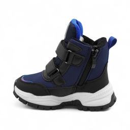Ботинки мембранные на меху В7717-10 синие - BONCY фото 3
