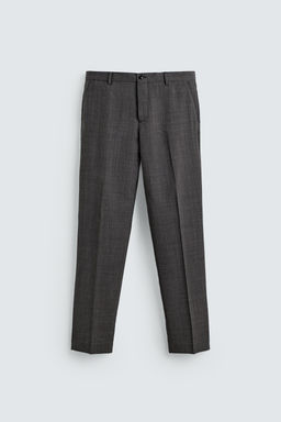 CHECK SUIT TROUSERS - Zara фото 7