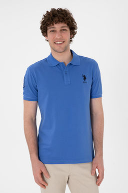 Erkek Slim Fit Polo Yaka _ndigo Basic Ti__rt Sepette S_rpriz _ndirim - U.s. polo assn фото 4