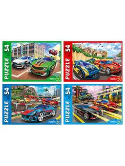 Puzzle 54 элемента "Городские гонки" (П54-8516)