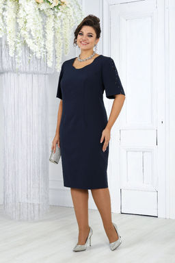 Платье Ninele 7431-Р темно-синий - Mira fashion фото 1224