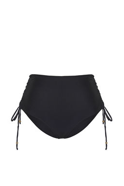 TRENDYOLMILLA Siyah Yuksek Bel Vut Out/Pencere Detayl? Baglamal? Regular Bikini Alt? TBESS25BA00034 фото 7