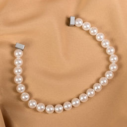 Подхват для штор Бусы из жемчуга, d = 1,5 см, 39 см, цвет белый - Арт узор фото 3