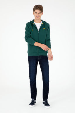 Мужской темно-зеленый свитшот Неожиданная скидка в корзине - U.s. polo assn фото 4