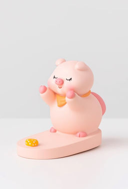 Подставка под телефон/планшет Sleepy pig, pink