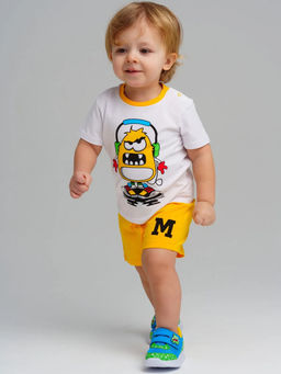 12419099 Комплект для мальчиков: фуфайка (футболка), шорты