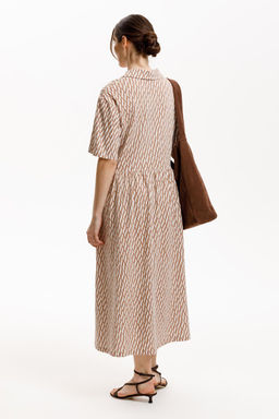 ЕВТ 5071/бежевые мини косы платье жен