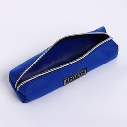 Косметичка-пенал на молнии Sports happy, васильковая - Simaland фото 3