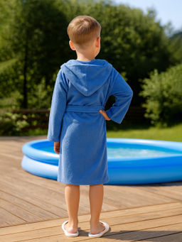 Халат детский голубой 900 (110, 60)
