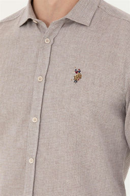 Мужская рубашка с длинным рукавом Stone Неожиданная скидка в корзине - U.s. polo assn фото 7