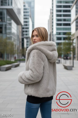 Шуба женская из искусственного меха