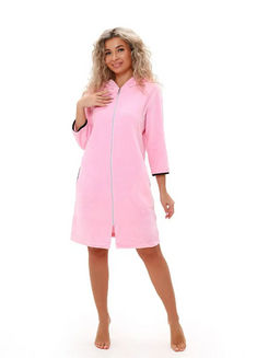 Уценка!!! Халат домашний на молнии банный. СКИДКА -60%!!! С КАПЮШОНОМ (их очень мало!!!) - Вега фото 6