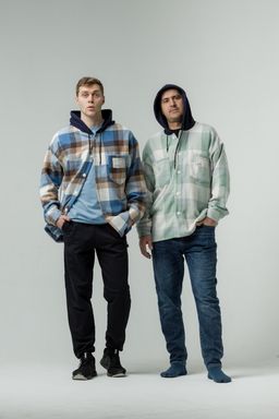 Рубашка утепленная,  толстовка c капюшоном оверсайз - Knitka wear фото 10