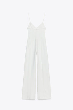 INTERLOCK WIDE-LEG JUMPSUIT - Zara фото 6