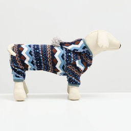 Комбинезон зимний для животных Скандинавия, L (ДС 28-30, ОГ 40-44, ОШ 32 см), микс - Simaland фото 3