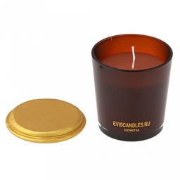 Свеча "Ease" д7,8см, h9см, парафин, в стекле, с крышкой, время горения 41 час (Россия)