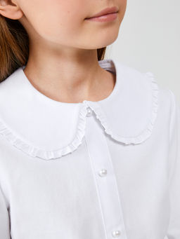ACOOLA / Блузка детская для девочек Roberta белый фото 4