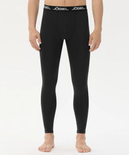 Тайтсы компрессионные JOGEL CAMP PerFormDRY Tight Long, черный/белый  фото 4