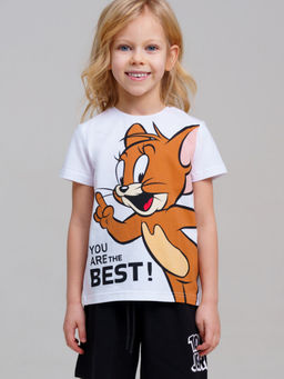 12542007 Фуфайка для девочек (футболка)