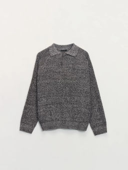 Джемпер с воротником поло regular fit / Zarina