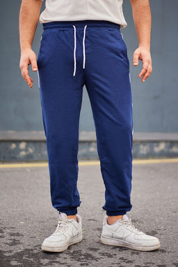 TRENDYOL MAN Lacivert %100 Pamuk Regular/Normal Kesim Biyeli Esofman Alt? TMNAW25EA00025 - Trendyolmilla фото 13