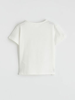 Bisiklet Yaka K?z ?ocuk Ti??rt