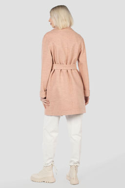 Пальто женское демисезонное (пояс) - El podio фото 6