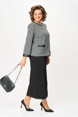 Костюм Michel Chic 1394 серый принт фото 2