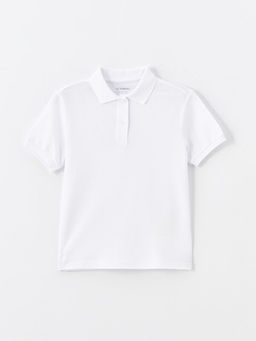 Polo Yaka Basic K?sa Kollu Erkek ?ocuk Ti??rt 2li - Waikiki фото 3