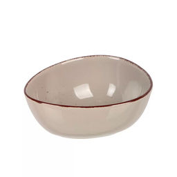 Салатник керам 13 см 300 мл фигурный Pollen капучино (501756) (DANIKS)