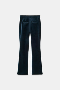 FLARE VELVET TROUSERS ZW COLLECTION - Zara фото 7
