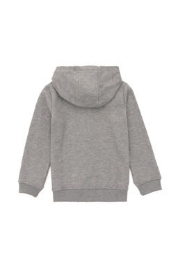 Erkek _ocuk Gri Melanj Basic Sweatshirt