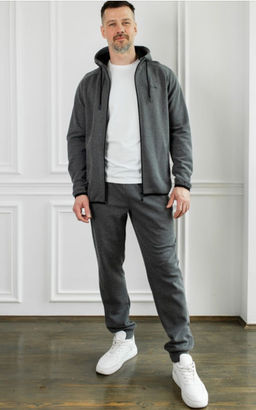 Костюм без начеса  из футера двухнитки