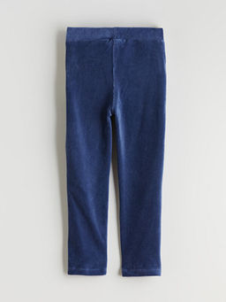 Beli Lastikli Basic K?z ?ocuk Kadife Tayt