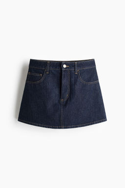 Falda pantal?n de talle alto en denim - H&m фото 8