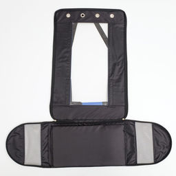 Сумка - переноска для животных Панорамная, с окном, 46 х 28,5 х 30 см, синяя - Пижон фото 10