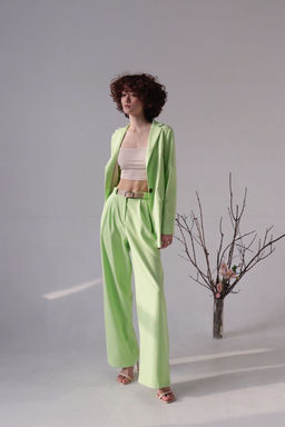 7931 Костюм брючный светло-зелёный - Martichelli фото 14