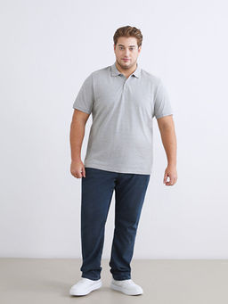 B?y?k Beden Polo Yaka Pike Erkek Ti??rt