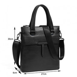 Сумка мужска, кожа, MIRONPAN 860423 Черный