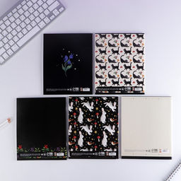 Цена за 3 шт. Тетрадь в клетку, 48 л., А5, на скрепке, блок №1 Волшебство МИКС - Artfox study фото 10