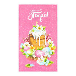 Набор полотенец кухонный Доляна «Пасхальные забавы» 35×60 см-4 шт., 100% хлопок