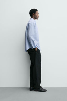PLEATED TEXTURED TROUSERS - Zara фото 13