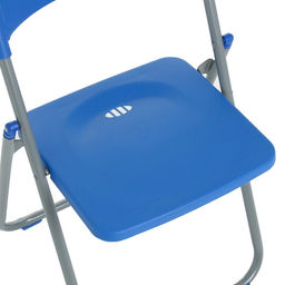 Стул складной 75×45×43 см, металл, пластик, синий