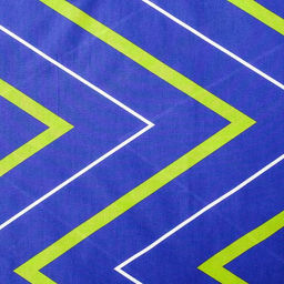 Постельное бельё Этель евро Зелёно-синие зигзаги 200х217, 240*220, 70х70-2 шт  фото 9