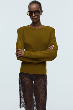 Top en punto de canal? con hombreras - H&m фото 3